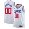 LA Clippers Nike Unisex Magnifique Swingman Custom Jersey White Association Edition