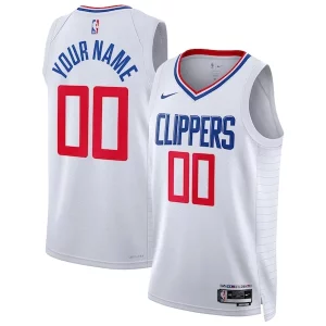 LA Clippers Nike Unisex Magnifique Swingman Custom Jersey White Association Edition