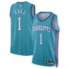LaMelo Ball Charlotte Hornets Jordan Brand Uniques Unisex 2023/24 Swingman Replica Jersey Classic Edition Teal