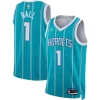 LaMelo Ball Charlotte Hornets Jordan Brand Unisex Captivant Swingman Jersey Icon Edition Teal/White