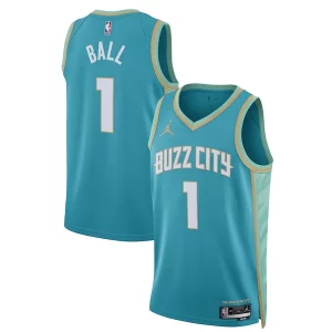 LaMelo Ball Charlotte Hornets Jordan Brand Unisex Tendance 2023/24 Swingman Jersey Teal City Edition