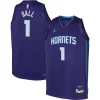 LaMelo Ball Charlotte Hornets Jordan Brand Youth Swingman Jersey Statement Edition Exclusif Purple