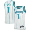 LaMelo Exquisite Ball Charlotte Hornets Jordan Brand Unisex Swingman Jersey Association Edition White/Teal
