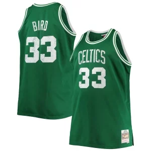 Larry Bird Boston Celtics Big & Tall 1985/86 NBA Éclatant 75th Anniversary Diamond Swingman Jersey Kelly Green