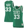 Larry Bird Boston Celtics Women's Vibrant 1985 86 Hardwood Classics Swingman Jersey Kelly Green