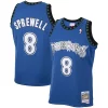 Latrell Sprewell Minnesota Timberwolves 2001/02 Hardwood Classics Swingman Superbe Jersey Blue