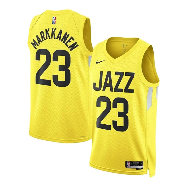 Lauri Markkanen Utah Jazz Nike Unisex Vibrant Swingman Jersey Association Edition Gold