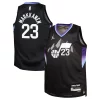Lauri Markkanen Utah Jazz Jordan Brand Youth Swingman Jersey Statement Edition Black Captivant
