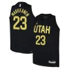 Lauri Markkanen Utah Jazz Notable Jordan Brand Youth Swingman Jersey Statement Edition Black