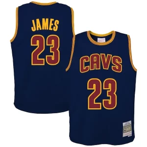 LeBron James Cleveland Cavaliers Youth Élégant 2008/09 Hardwood Classics Swingman Jersey Navy