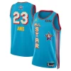 LeBron James Jordan Brand Luxueux Unisex 2025 NBA All Star Game Swingman Player Jersey Light Blue