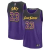 LeBron James Los Angeles Lakers Admirable Youth 2024/25 Fast Break Player Jersey City Edition Purple