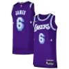 LeBron James Los Angeles Lakers Nike Authentic Player Jersey City Edition Uniques Purple