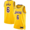 LeBron James Los Angeles Lakers Nike Unisex Swingman Élégant Jersey Icon Edition Gold