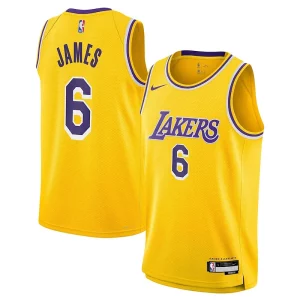 LeBron James Los Angeles Lakers Nike Youth Swingman Jersey Icon Edition Charming Gold