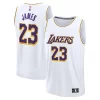 LeBron James Los Angeles Lakers Youth Fast Break Replica Player Jersey Association Edition Distingué White