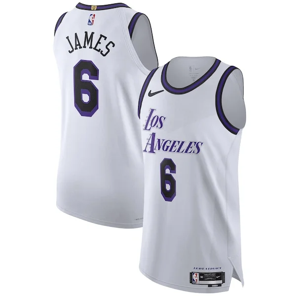 LeBron James Splendide Los Angeles Lakers Nike 2022/23 Authentic Jersey City Edition White