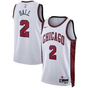 Lonzo Ball Chicago Bulls Nike Sophistiqué Unisex 2022/23 Swingman Jersey City Edition White