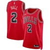 Lonzo Personalisable Ball Chicago Bulls Nike Unisex Swingman Jersey Icon Edition Red