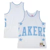 Los Angeles Lakers Hardwood Classics Distingué Blown Out Fashion Jersey White