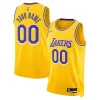 Los Angeles Lakers Nike 2021/22 Diamond Swingman Custom Unique Jersey Icon Edition Gold
