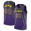 Los Angeles Lakers Nike Unisex 2024/25 Custom Swingman Jersey City Edition Purple Captivant