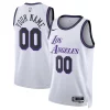 Los Angeles Lakers Nike Unisex Collectible 2022/23 Swingman Custom Jersey City Edition White