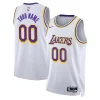 Los Angeles Lakers Nike Unisex Swingman Custom Jersey White Exquisite Association Edition