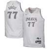 Luka Dončić Dallas Mavericks Nike Superbe Youth 2024/25 Swingman Player Jersey City Edition White