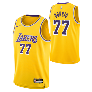 Luka Dončić Los Incontournable Angeles Lakers Nike Unisex Swingman Jersey Icon Edition Gold