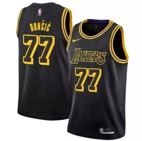 Luka Dončić Premium Los Angeles Lakers Nike Mamba Edition Jersey Black