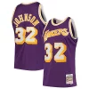 Magic Commémoratif Johnson Los Angeles Lakers 1984/85 Hardwood Classics Swingman Jersey Purple/Gold