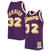 Magic Johnson Los Angeles Lakers 1984/85 Hardwood Classics Sophistiqué Authentic Jersey Purple/Gold