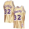 Magic Johnson Los Angeles Lakers 75th Anniversary 1984/85 Hardwood Magnifique Classics Swingman Jersey Gold