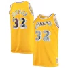 Magic Johnson Los Angeles Lakers Big & Tall 1984/85 NBA 75th Anniversary Diamond Swingman Luxueux Jersey Gold