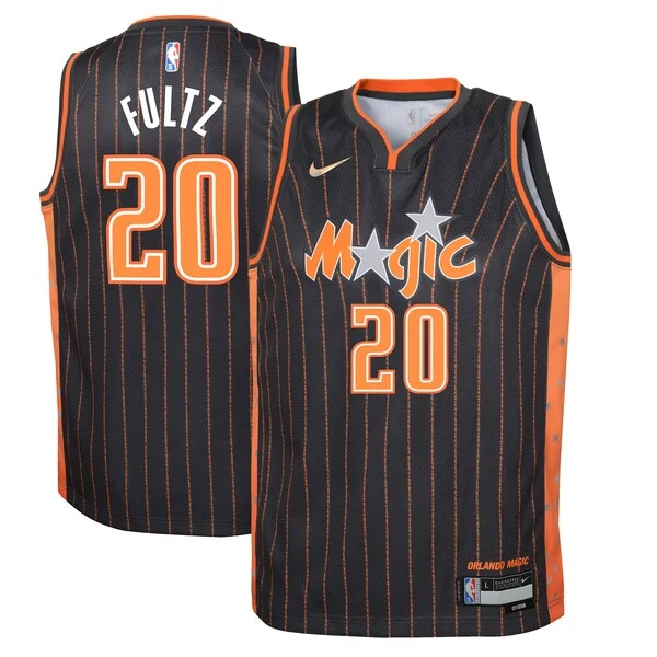 Markelle Fultz Orlando Captivant Magic Nike Youth Swingman Jersey City Edition Anthracite