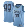 Memphis Grizzlies Jordan Brand Élégant Unisex 2022/23 Swingman Custom Jersey Statement Edition Blue