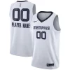 Memphis Grizzlies Nike 2020/21 Swingman Custom Jersey Association Edition White Exquisite