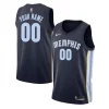 Memphis Grizzlies Nike Swingman Custom Jersey Uniques Navy Icon Edition