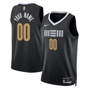 Memphis Grizzlies Nike Unisex 2023/24 Custom Swingman Dashing Jersey Black City Edition