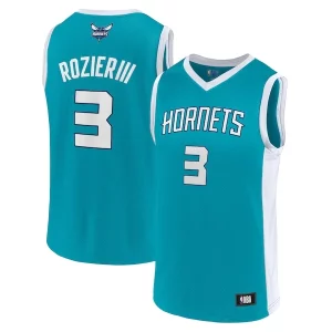 Men's Admirable Terry Rozier Teal Charlotte Hornets Player Jersey
