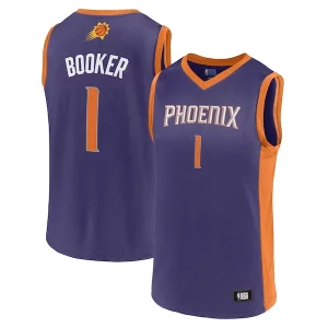 Men's Devin Booker Purple Phoenix Suns Sophistiqué Player Jersey