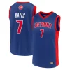 Men's Killian Hayes Élégant Blue Detroit Pistons Team Player Jersey