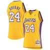 Men's Los Angeles Lakers Kobe Bryant Gold Hardwood Classics Élégant 2008 09 Authentic Jersey