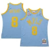 Men's Los Angeles Lakers Kobe Bryant Powder Blue 2001/02 Hardwood Authentique Classics Authentic Player Jersey
