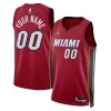Miami Heat Jordan Brand Unisex 2022/23 Swingman Custom Jersey Stylish Statement Edition Red