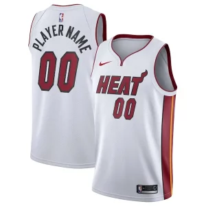 Miami Heat Nike 2020/21 Swingman Custom Jersey Association Edition Exceptionnel White