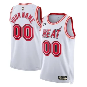 Miami Heat Nike Unisex 2022/23 Unique Custom Swingman Jersey Classic Edition White