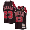 Michael Jordan Chicago Bulls Moderne Youth 1996 97 Hardwood Classics Authentic Jersey Black/Red/Red/White