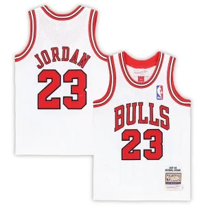 Michael Jordan Chicago Bulls Toddler 1997/98 Hardwood Classics Authentic Moderne Jersey White/Black/Red